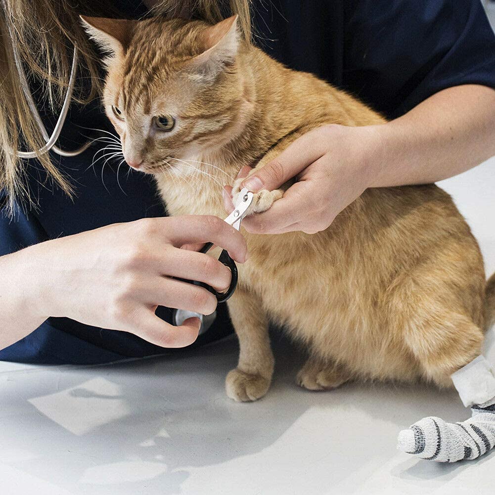 Handschuh und Katzenkrallenschneider Haustier-Nageltrimmer Katzenkrallenschneider Cutter für Haustiere